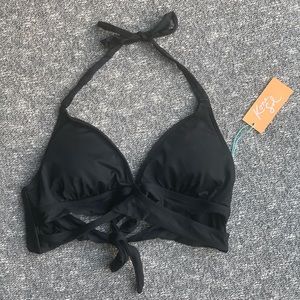 Target - Kona Sol Faux Wrap Halter Bikini Top